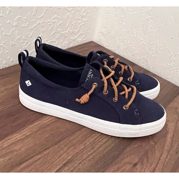 Sperry Women's Crest Vibe Sneaker- Navy - Picture 2 of 11